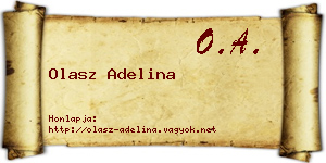 Olasz Adelina névjegykártya
